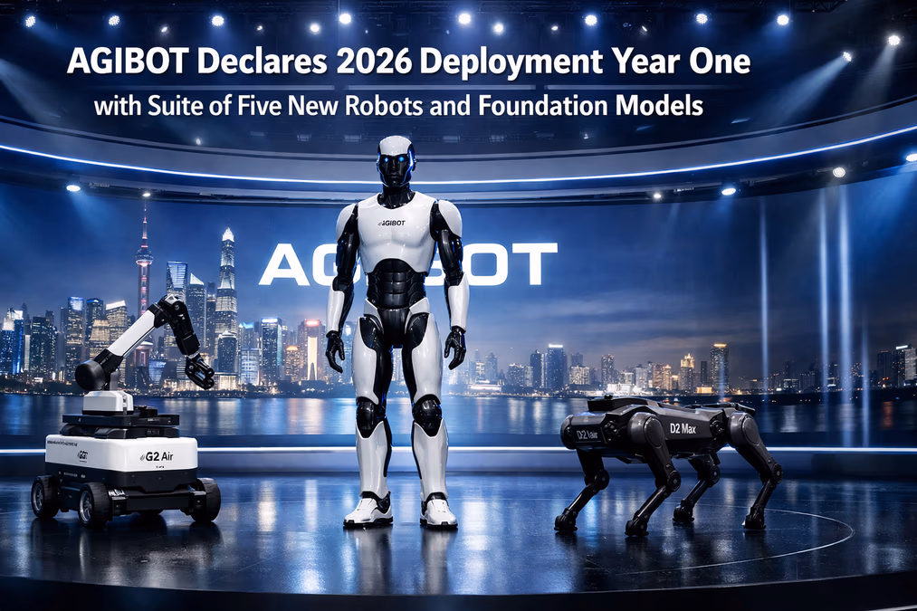 AGIBOT Declares 2026 ‘Deployment Year One’ with Suite of Five New Robots and Foundation Models