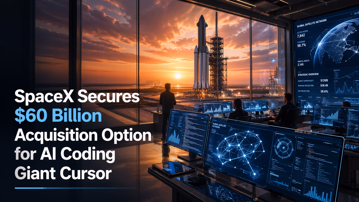SpaceX Secures $60 Billion Acquisition Option for AI Coding Giant Cursor