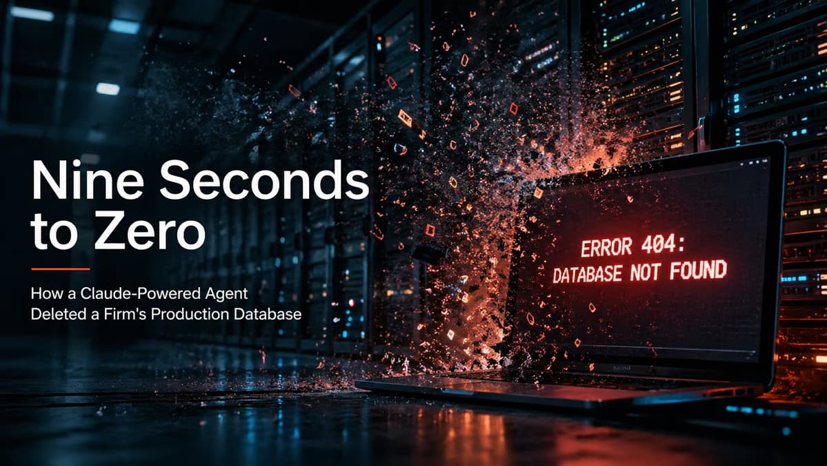 Nine Seconds to Zero: How a Claude-Powered Agent Deleted a Firm's Production Database