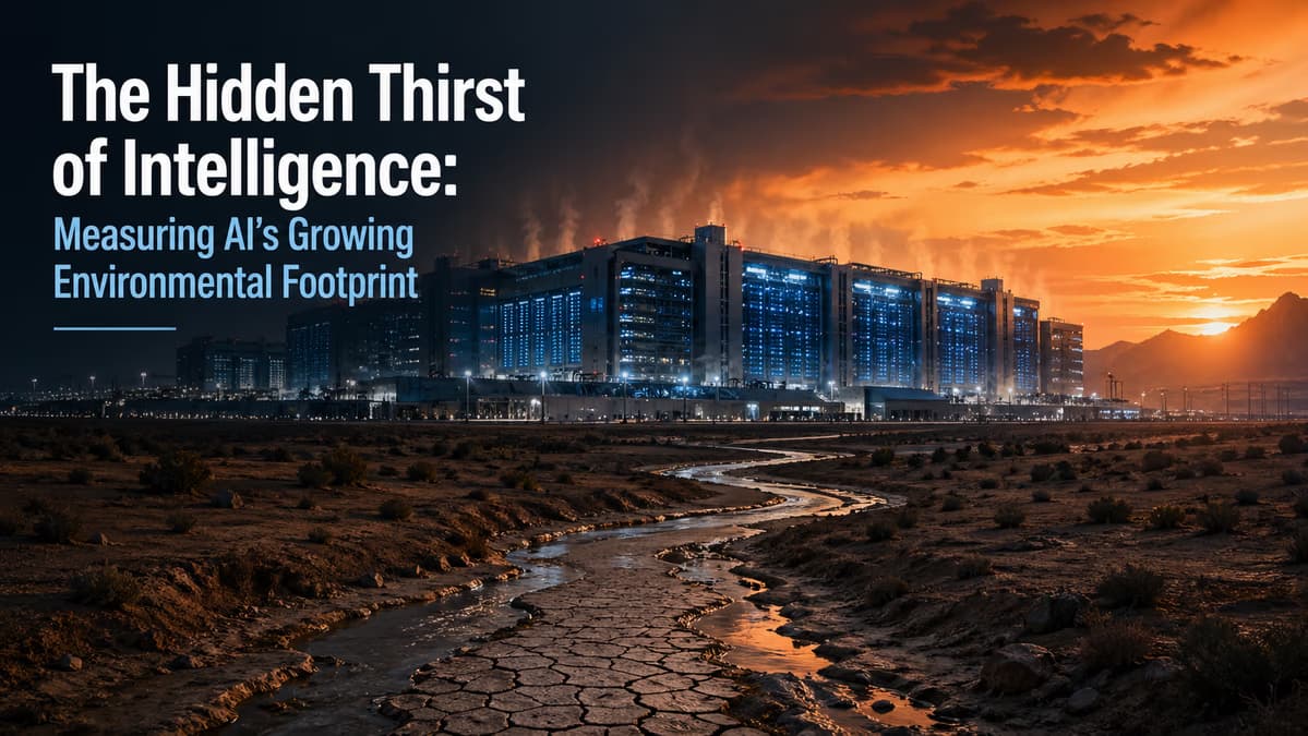 The Hidden Thirst of Intelligence: Measuring AI’s Growing Environmental Footprint